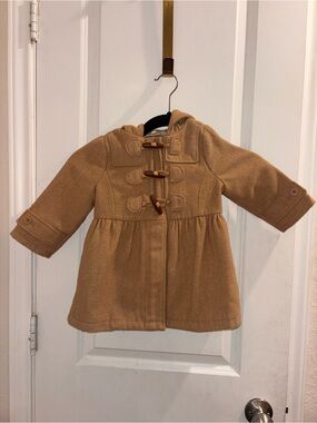 Baby Gap Camel Toggle Coat with Hood